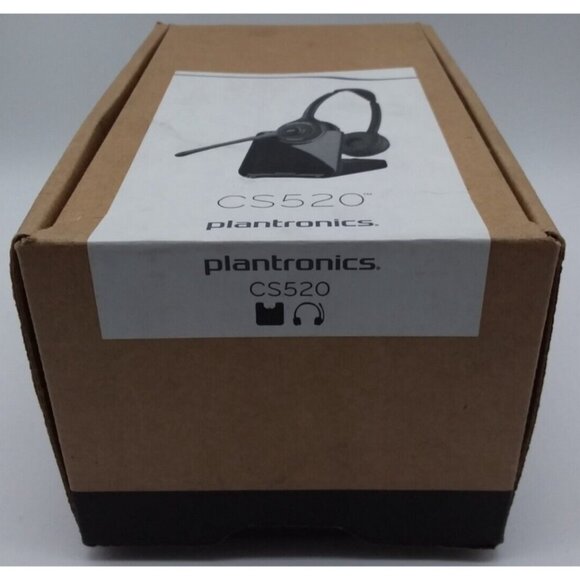Plantronics CS520 Wireless Headband Headset System Black with Box 84692-01 - Picture 8 of 11